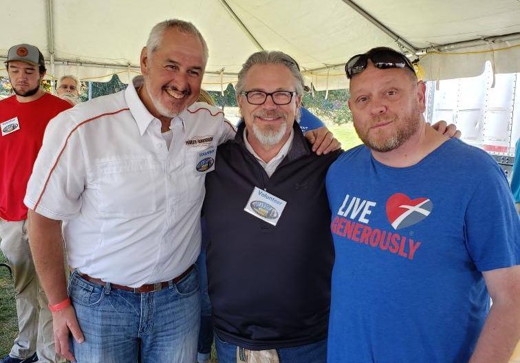 Bill, Chuck and Joe at HarborFest in Marquette