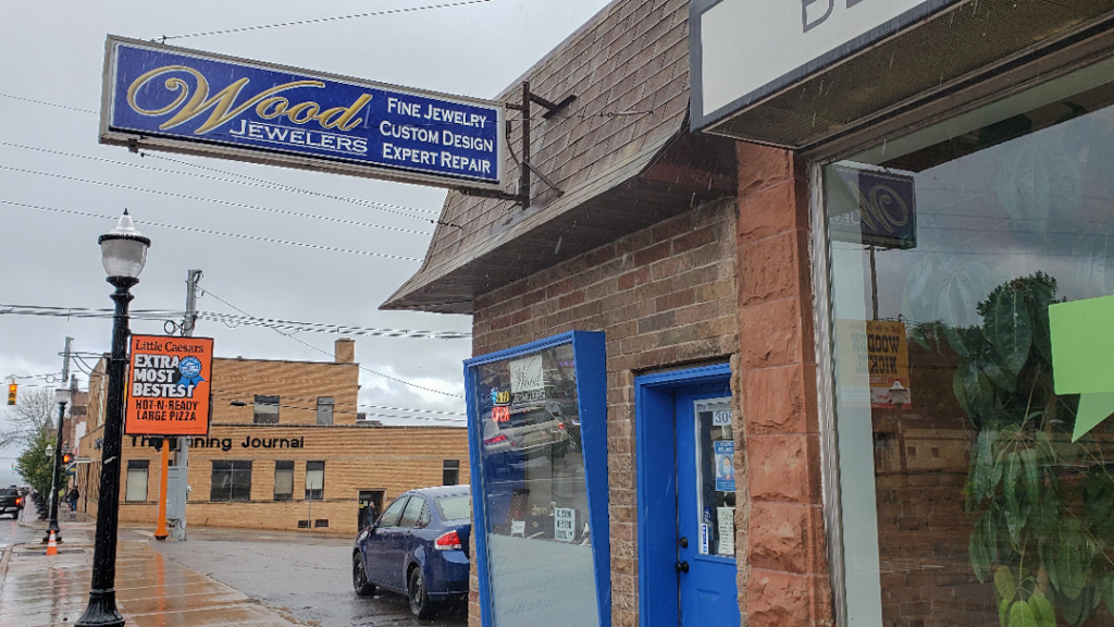 Wood Jewelers Is Located On Washington Street In Marquette.