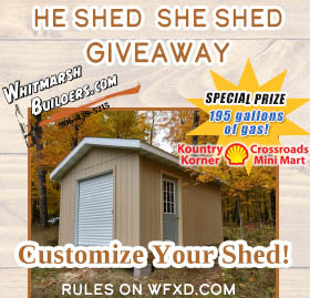 Win A $9,000 He Shed Or She Shed