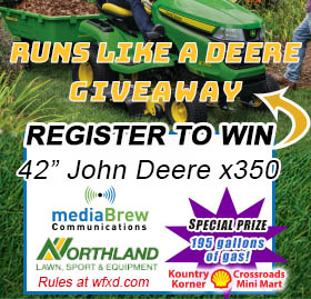 Win a John Deere x350 Riding Mower