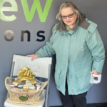Lucille Scotti took home the gift basket prize from Tadych's Econo Foods!