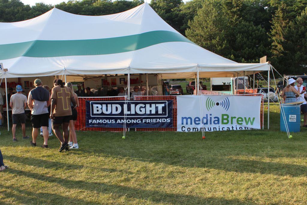 The Beer Tent Was Sponsored By Yours Truly, MediaBrew Communications!