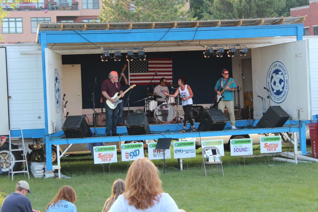 The Flat Broke Blues Band Was Playing Some Great Music!