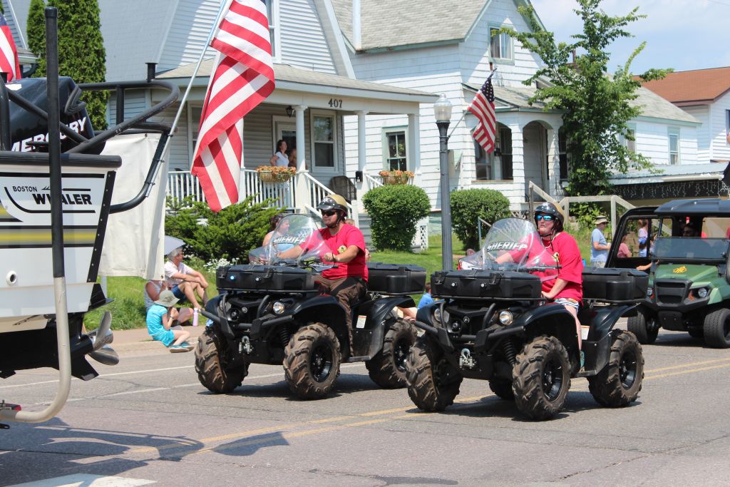 The Sheriff's Department Even Have A Few Four Wheelers!