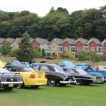 A wide look at the Classic Car Show at HarborFest
