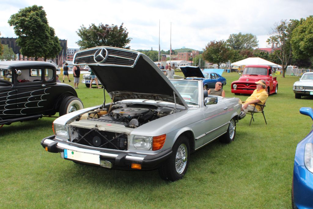 A Classic Gray Mercedes-Benz