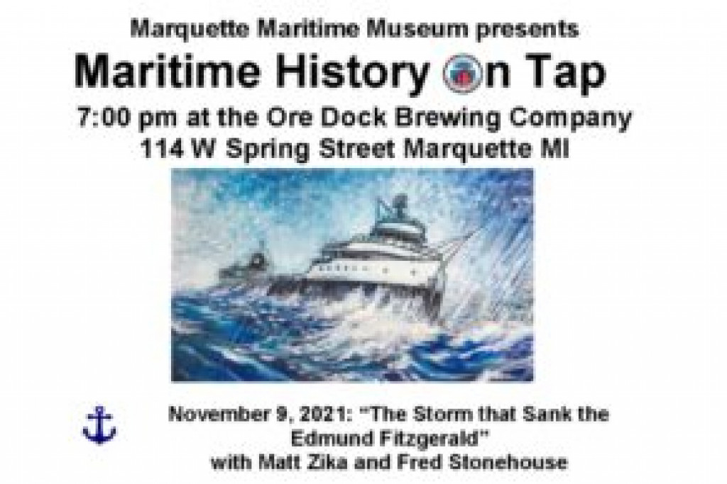 Maritime History on Tap: The Storm that Sank the Edmund Fitzgerald November 9, 2021