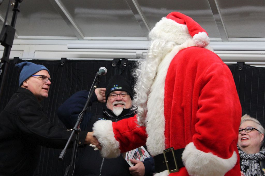 Todd Noordyk Welcomes Santa To The Stage