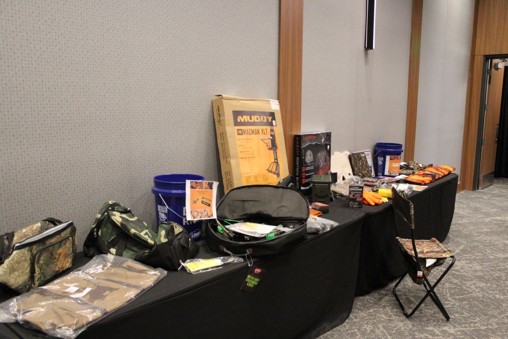There Was A Table Full Of Hunting Gear!