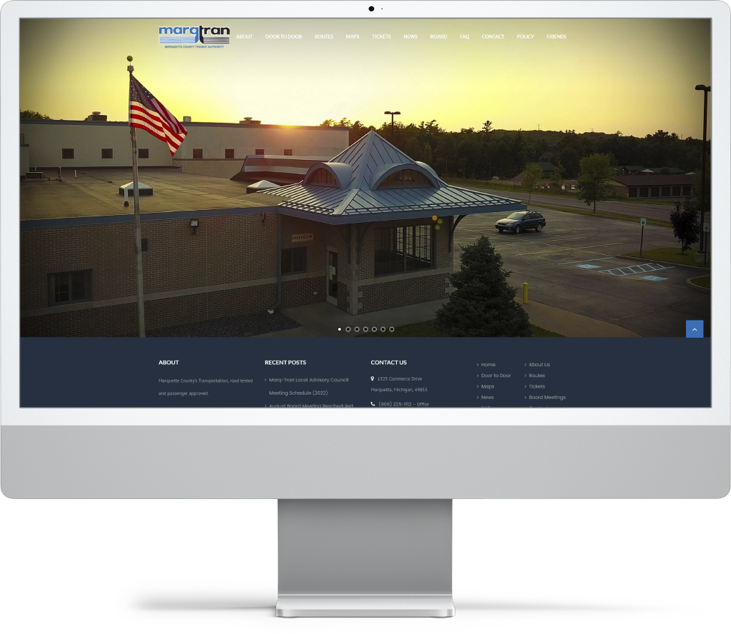 Web Development for the Marquette County Transit Authority