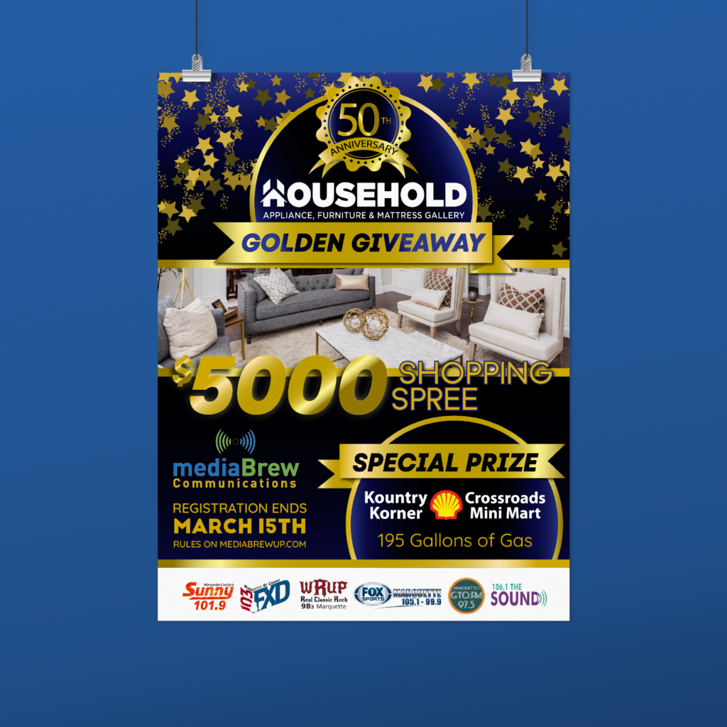 Golden Giveaway Poster