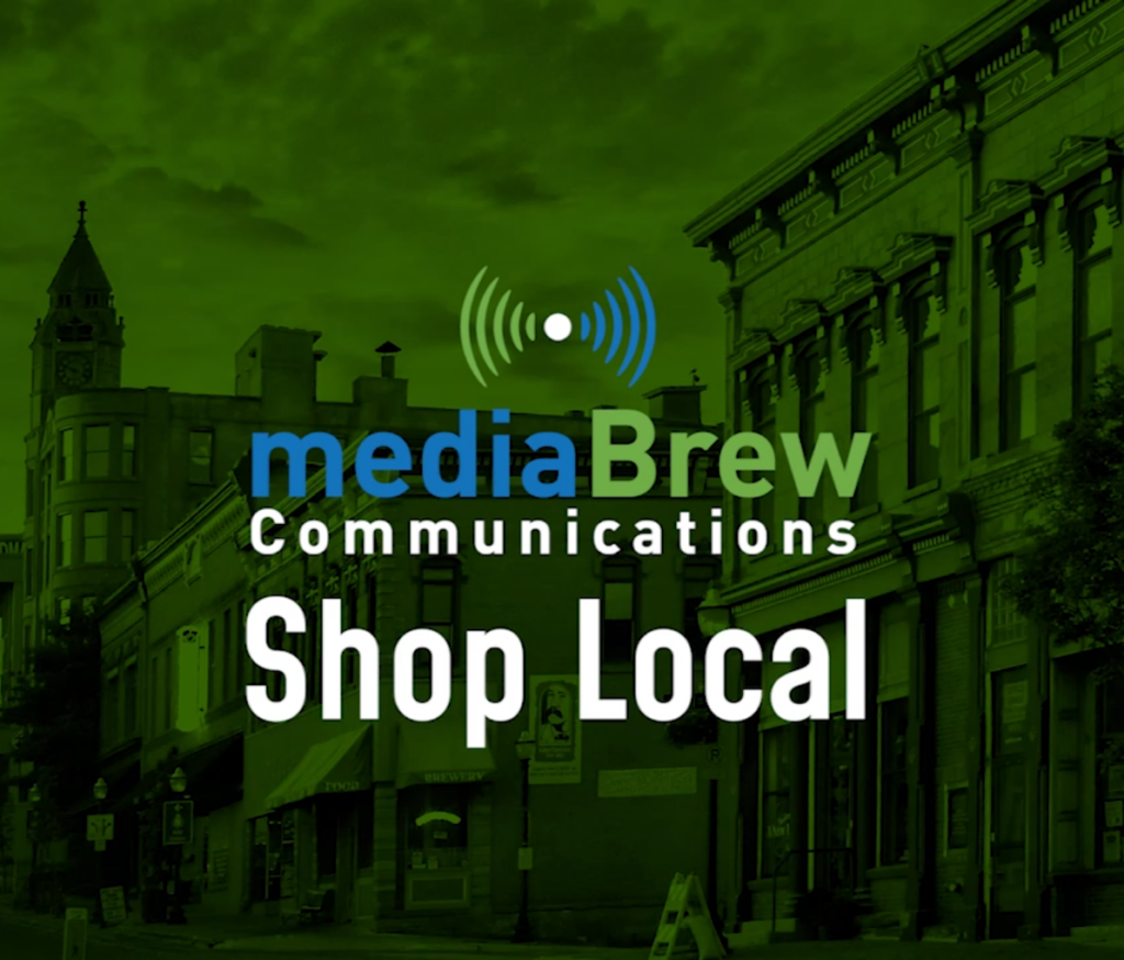 mediaBrew Communications Shop Logo Promo