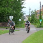 Tons of racers took on the 16-mile challenge, biking from Ishpeming to Marquette