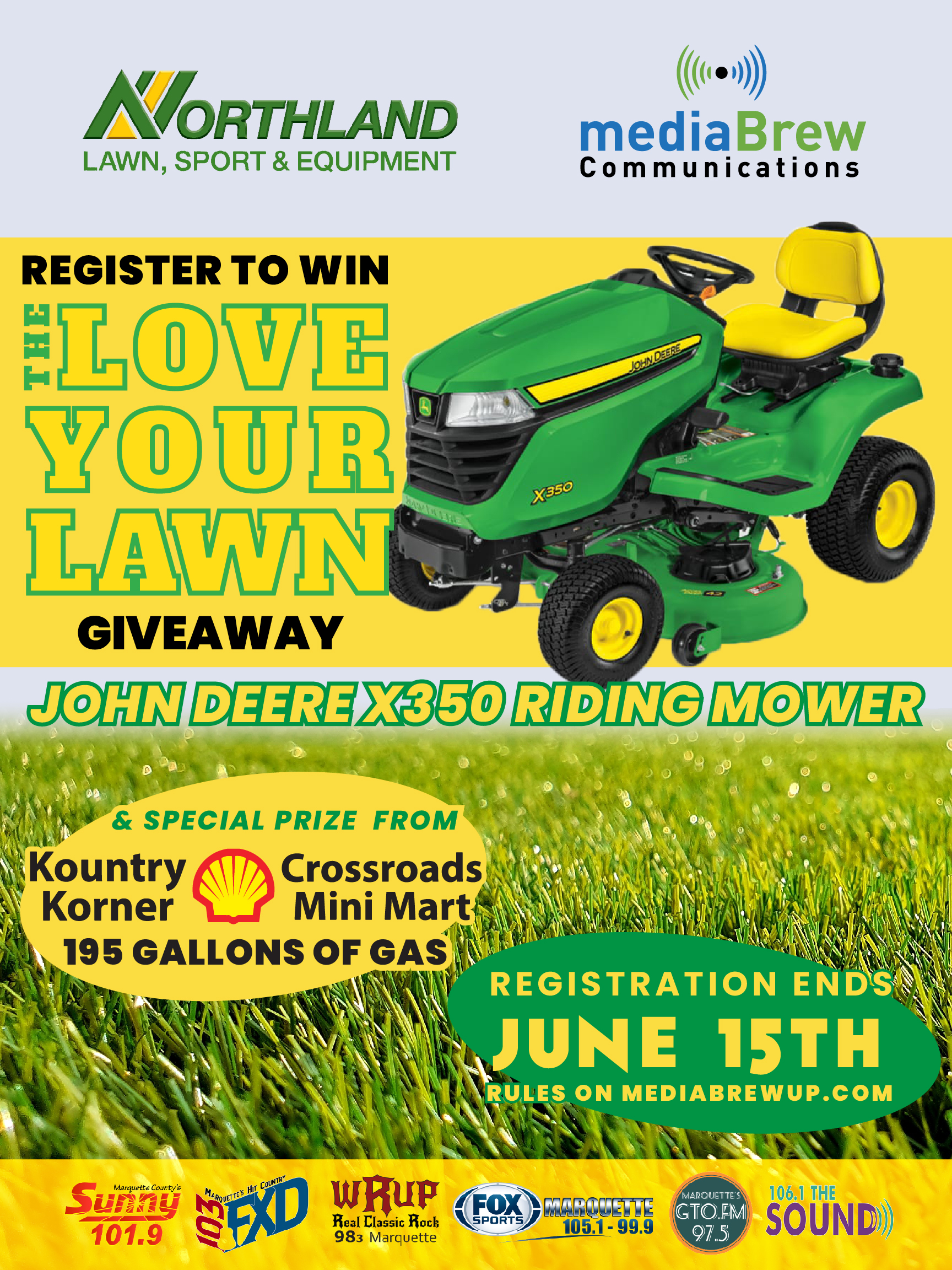 Love Your Lawn Giveaway Poster