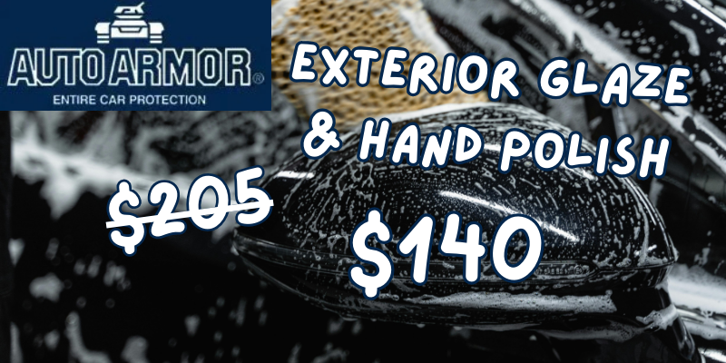$205 Exterior Glaze & Hand Polish - Auto Armor Auto Spa - $65 Savings
