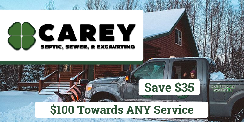 Carey Septic $100 Certificate
