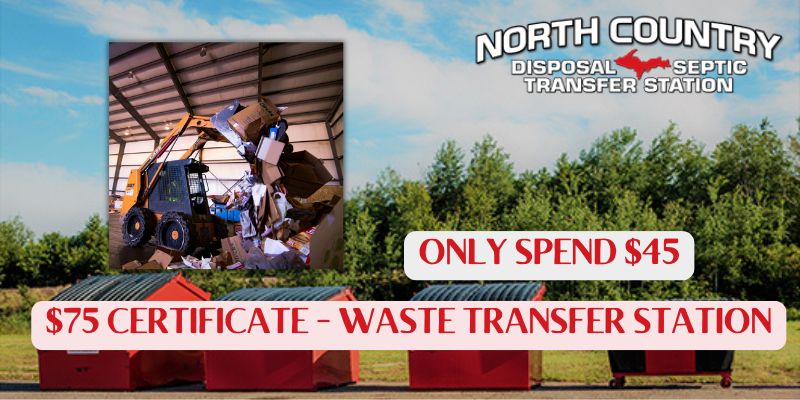 North Country Disposal $75 Certificate